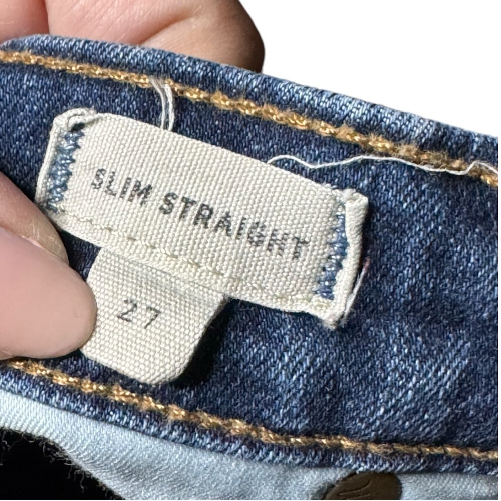 Madewell Slim Straight Leg Jeans - Picture 11 of 12